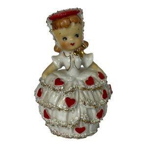 Lefton Valentine Spaghetti Girl Bell‎